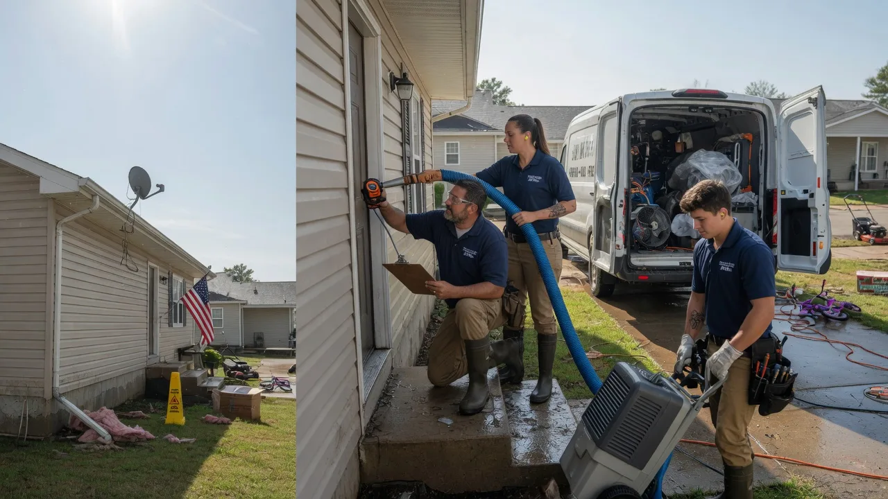 Ceiling Water Damage Restoration in Hamilton, NC near me